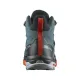 6 - Треккинговая обувь Salomon X Ultra 4 MID Gore-Tex (водонепроницаемые). Сине-зеленые. Размер 44 2/3