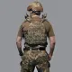 7 - Плитоноска TUR PRO Gen 2, (Комплект 7 подсумков) с системой быстрого сброса. Molle. Цвет Пиксель. Размер M.