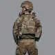 3 - Бронежилет 6-го класса (TUR PRO Gen 1). Вес 6.5 кг. (Комплект 4 подсумка). С системой быстрого сброса. Molle. С боковыми карманами. Цвет Мультикам.