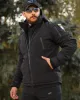 7 - Куртка тактична Softshell ХАНТЕР. Осінь-Весна Чорний. Розмір XL (52-54)