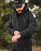 8 - Куртка тактическая Softshell ХАНТЕР. Осень-Весна Черный. Размер XXL (56-58)