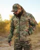 5 - Куртка тактична Softshell ХАНТЕР. Осінь-Весна Мультикам. Розмір M (44-46)