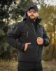 2 - Куртка тактична Softshell ХАНТЕР. Осінь-Весна Чорний. Розмір 3XL (60-62)