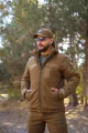 1 - Куртка тактична Softshell ХАНТЕР. Осінь-Весна Койот. Розмір 3XL (60-62)