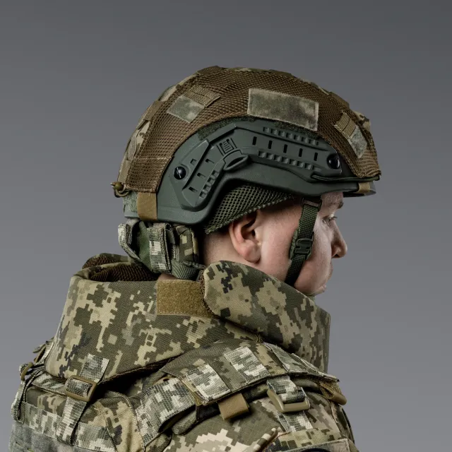 5 - Баллистическая защита затылка 1-го класса защиты. CORDURA 1000D. Пиксель