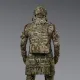 4 - Баллистическая защита поясницы 1-го класса защиты. CORDURA 1000D. Мультикам