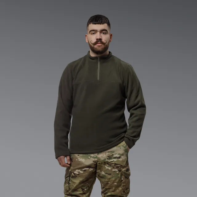 4 - Флисовая тактическая кофта Snowline Олива. Polyester. Размер: Reg/XL
