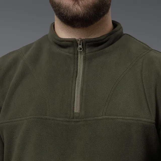7 - Флисовая тактическая кофта Snowline Олива. Polyester. Размер: Reg/XL