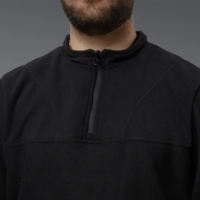 7 - Флисовая тактическая кофта Snowline Черная. Polyester. Размер: Reg/M