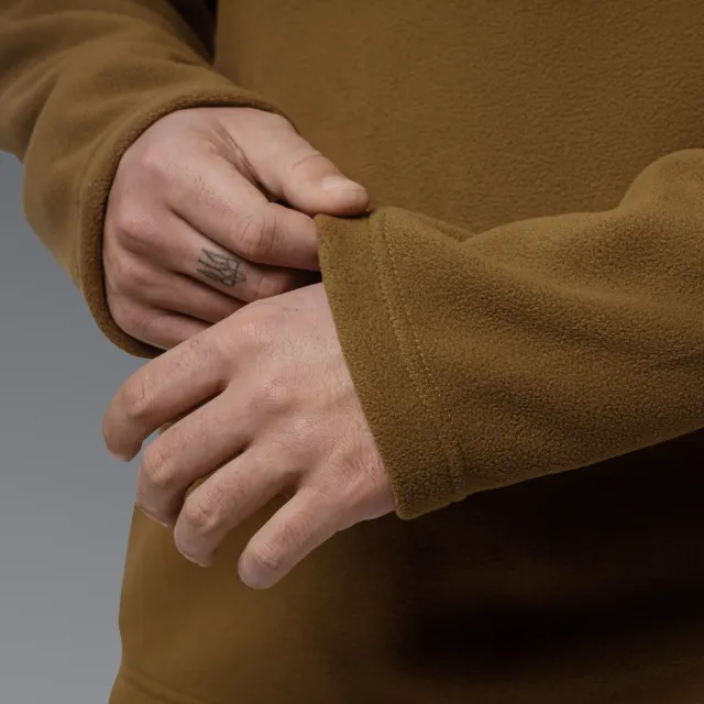 9 - Флисовая тактическая кофта Snowline Койот. Polyester. Размер: Long/L