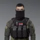 7 - Флисовый Бафф Winter Neck Черный. Polyester. Размер: L-XL