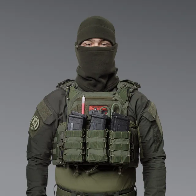 4 - Комплект Winter Tactical Kit: Бафф + Шапка Олива. Размер L-XL