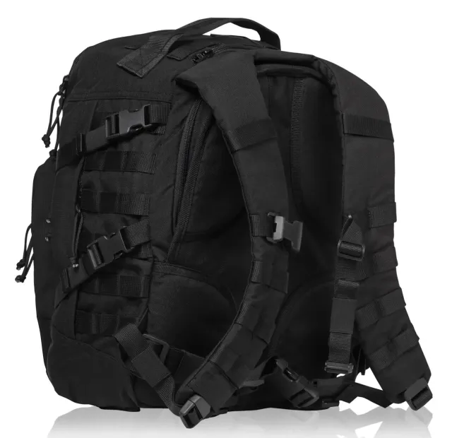 4 - Тактичний рюкзак Scout на 40л. Cordura 1000D. Чорний
