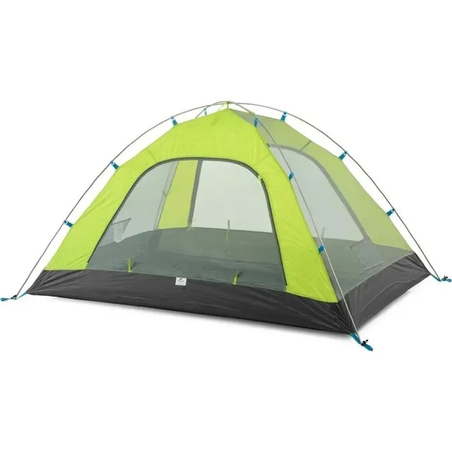 2 - Намет чотиримісний Naturehike P-Series NH18Z044-P 210T65D. Зелений