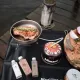 6 - Сковорідка титанова з розкладною ручкою 17 см Naturehike NH18T010-A