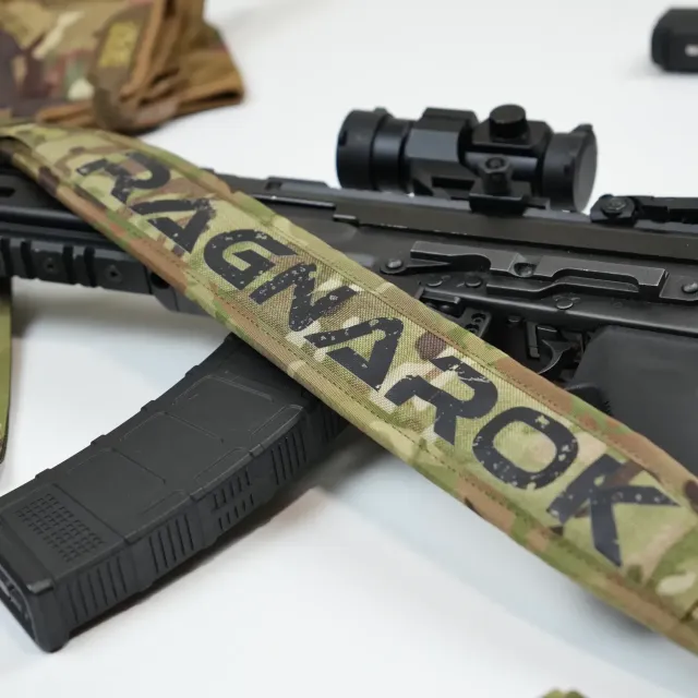2 - Ремінь збройовий одно/двоточковий з широким наплічником RAGNAROK RAGNARR Gen.II Мультикам