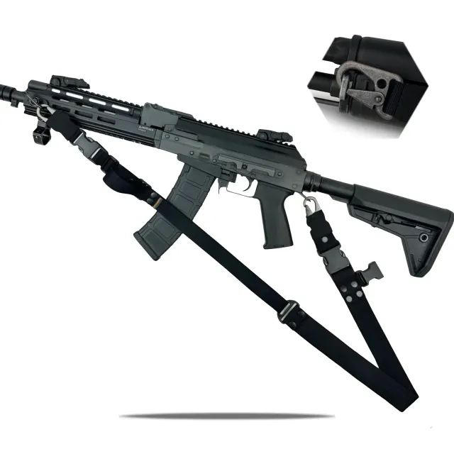 1 - Ремень одно/двухточечный оружейный RAGNAROK ODIN carbine Gen.II. Черный