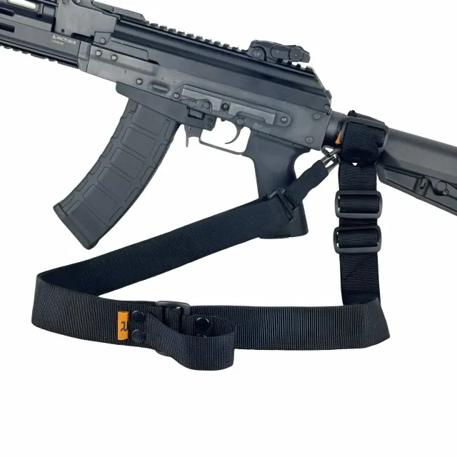 2 - Ремінь RAGNAROK TYR carbine збройовий одно/двоточковий з додатковим кріпленням. Чорний