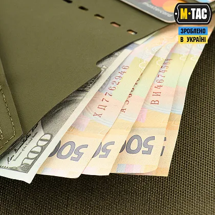 7 - Гаманець M-Tac Slim Elite Gen.II. Олива