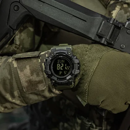 7 - Годинник тактичний 2037 Army M-Tac. Олива