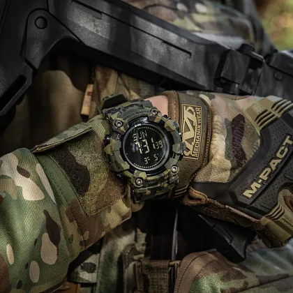 6 - Годинник тактичний 2037 Army M-Tac. Мультикам