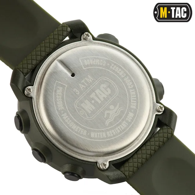 3 - Тактичний годинник мультифункціональний M-Tac. Олива