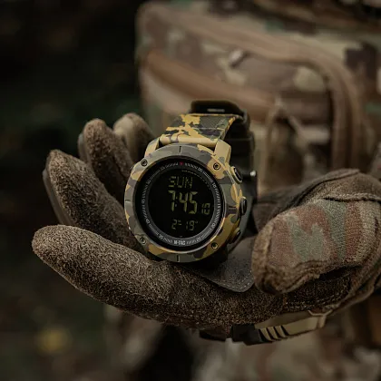 13 - Тактичний годинник з компасом 2095 Army M-Tac. Мультикам
