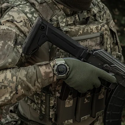 5 - Тактичний годинник з компасом 2233 Army M-Tac. Олива