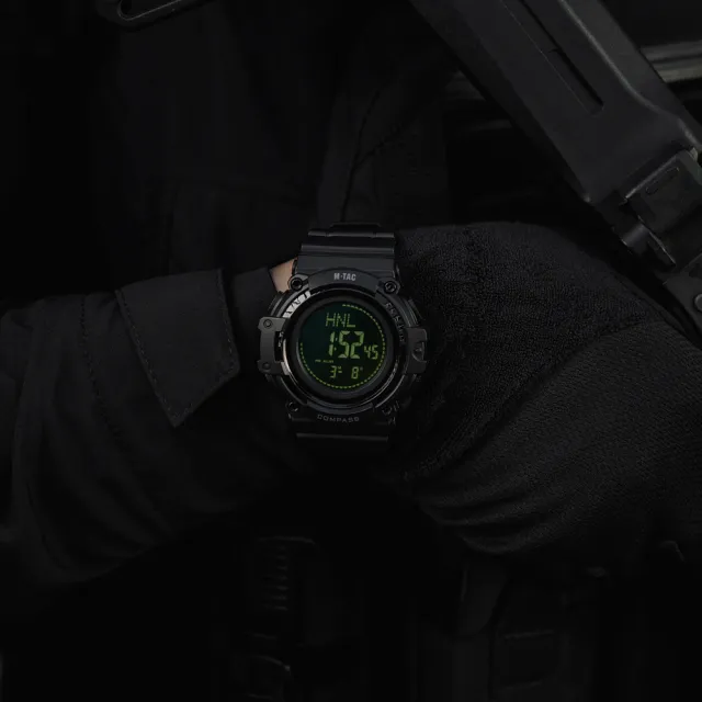 6 - Тактичний годинник з компасом 2233 Army M-Tac. Черный