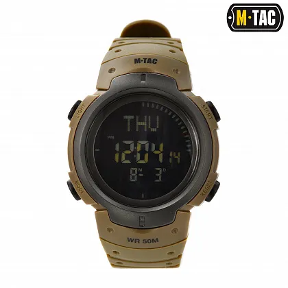 1 - Тактичний годинник з компасом M-Tac. Койот