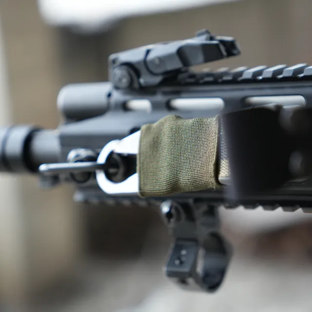 4 - Ремень оружейный трехточечный RAGNAROK с широким наплечником KRAKEN carbine. Мультикам