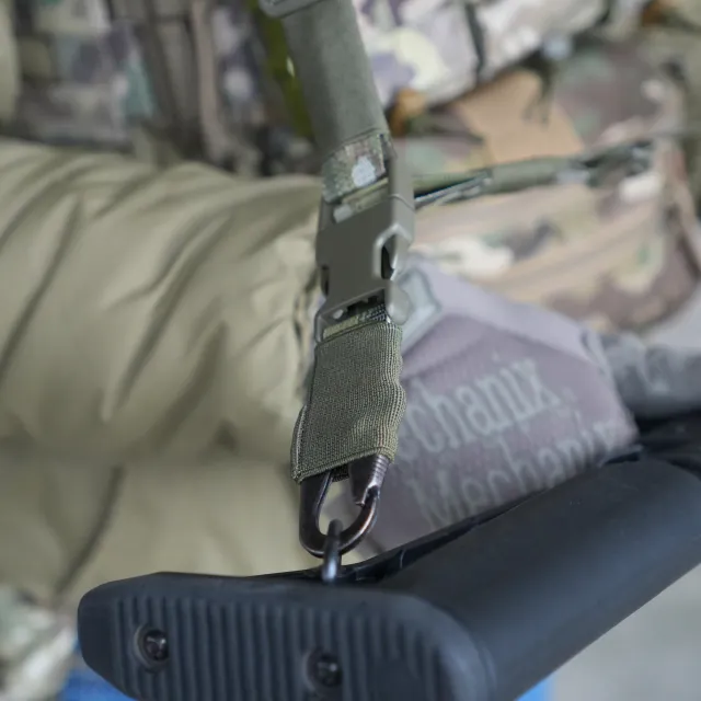 6 - Ремень оружейный трехточечный RAGNAROK с широким наплечником KRAKEN carbine. Мультикам