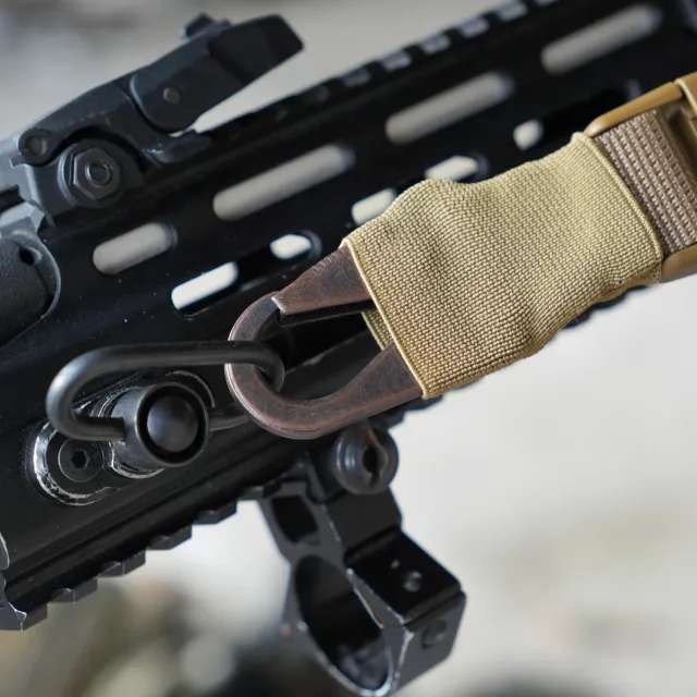 3 - Ремень оружейный трехточечный с широким наплечником RAGNAROK KRAKEN carbine. Койот