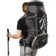 9 - Рюкзак туристичний Naturehike NH70B070-B, 70л+5л. Чорно-сірий
