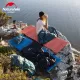 6 - Килимок складний Naturehike NH19QD008 IXPE із алюмінієвою плівкою, олива