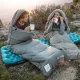 2 - Спальник з капюшоном Naturehike M400 NH20MSD02, (1°C), лівий, зелений