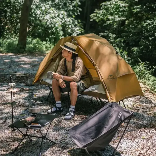 6 - Намет одномісний Naturehike NH22ZP020, коричневий