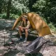 6 - Намет одномісний Naturehike NH22ZP020, коричневий