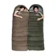 2 - Спальник с капюшоном Naturehike U250 NH20MSD07, (6°C), правый, коричневый