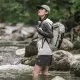 4 - Рюкзак туристичний Naturehike NH20BB206, 20л. Графіт в клітинку