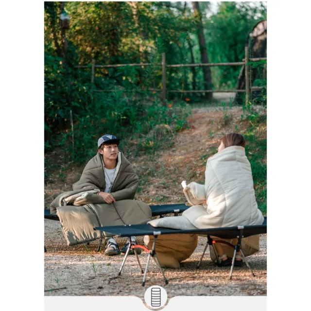 2 - Спальник з капюшоном Naturehike LD350 CNK2300SD016, темно-зелений