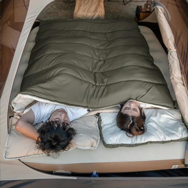 6 - Спальник з капюшоном Naturehike LD350 CNK2300SD016, темно-зелений