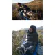 6 - Спальник з натуральним пухом Naturehike CW400 NH18C400-D, p-р L, чорно-блакитний