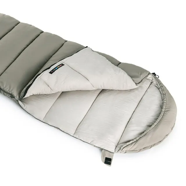 2 - Спальный мешок с капюшоном Naturehike M300 NH20MSD02, зеленый, левый