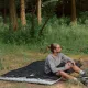 10 - Спальний мішок з капюшоном Naturehike M320 CNK2350WS023, зелений камуфляж, правий