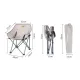 2 - Кресло складное Naturehike NH20JJ022 600D Oxford Cotton/сталь, бежевый