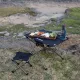 5 - Cтіл розкладний Naturehike NH20JJ020,1680D Oxford / алюміній, Розмір L, чорний