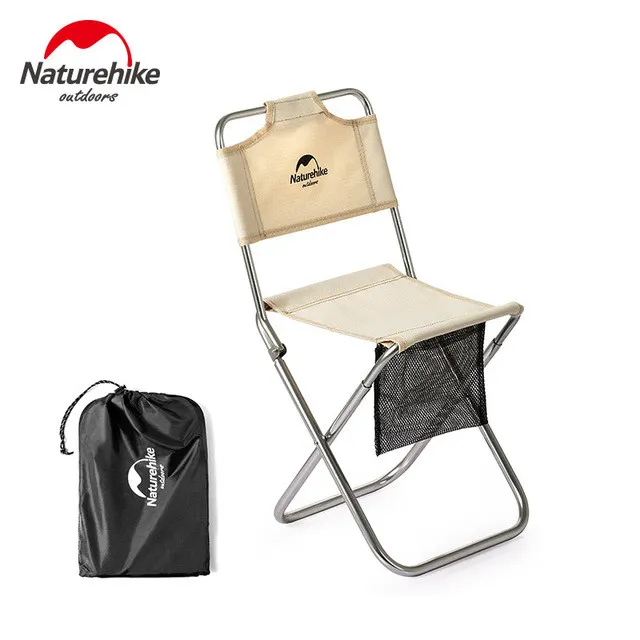 4 - Стілець розкладний Naturehike MZ01 NH18M001-Z, чорний