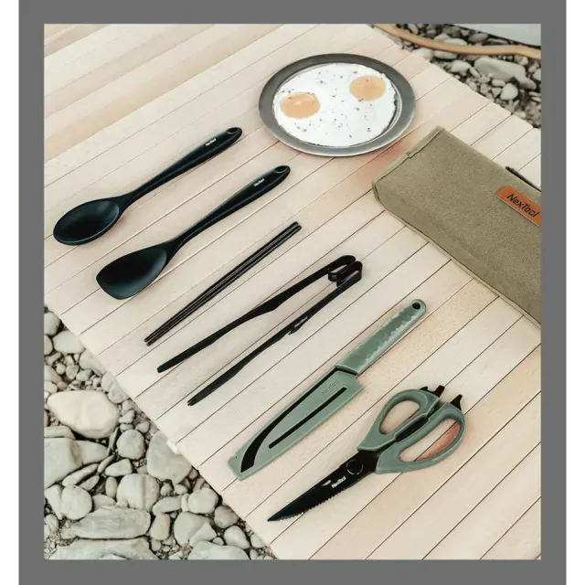 10 - Кемпинговый набор кухонной посуды NexTool Outdoor Cooking set, 6 предметов