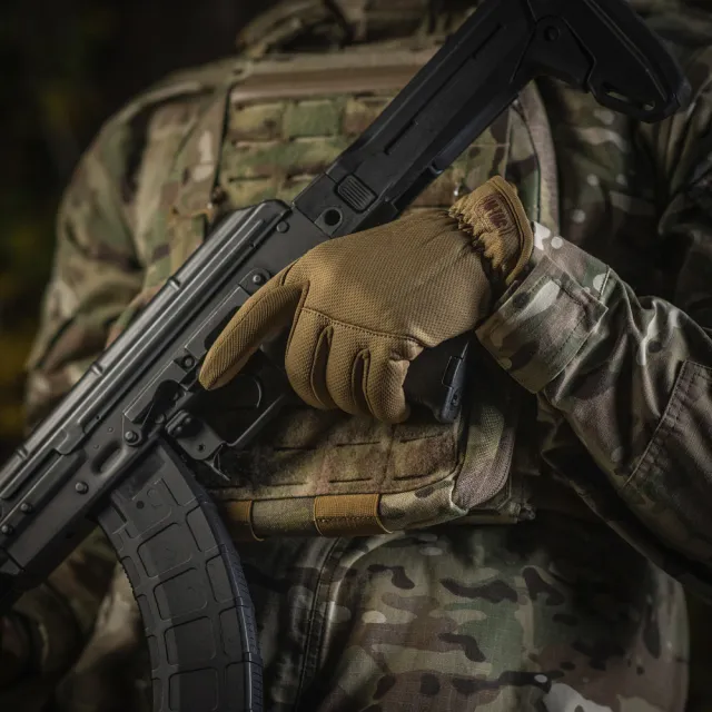 6 - Тактичні рукавички M-Tac Scout Tactical Mk.2. Койот